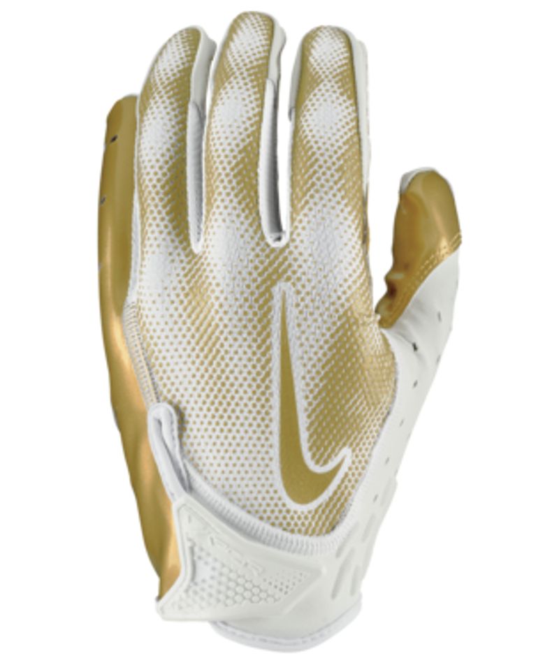 Shop Nike Senior Vapor Jet 7.0 Receiver Glove Metallic White/Metallic Gold Edmonton Canada Store