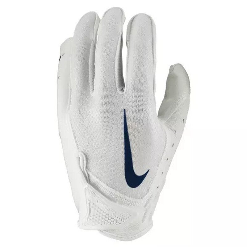 Navy blue and white football deals gloves