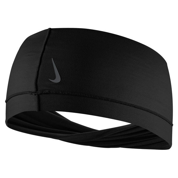 Shop Nike Women's Yoga Wide Twist Headband Black Edmonton Canada Store