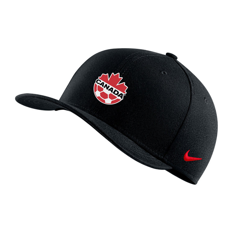 Shop Nike Youth Soccer Team Canada Store Swoosh Flex Cap Black Edmonton Canada Store