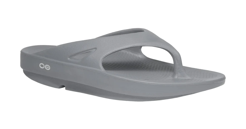 Shop OOFOS OOriginal Unisex Thong Slate Slate Edmonton Canada Store