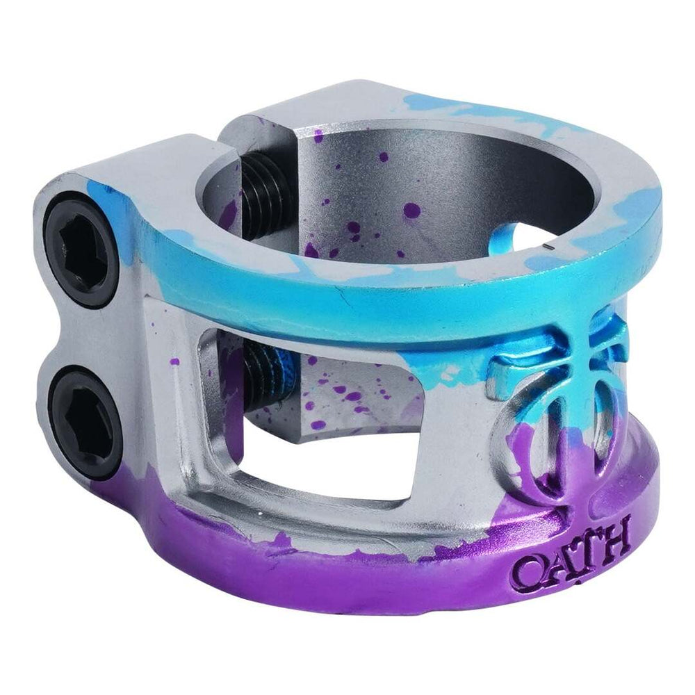 Shop Oath Cage V2 Alloy 2 Bolt SCS Clamp Blue/Purple/Titanium Edmonton Canada Store