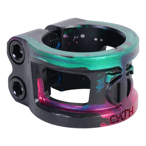 Shop Oath Cage V2 Alloy 2 Bolt SCS Clamp Green/Pink/Black Edmonton Canada Store