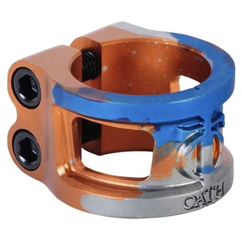 Shop Oath Cage V2 Alloy 2 Bolt SCS Clamp Orange/Blue/Titanium Edmonton Canada Store