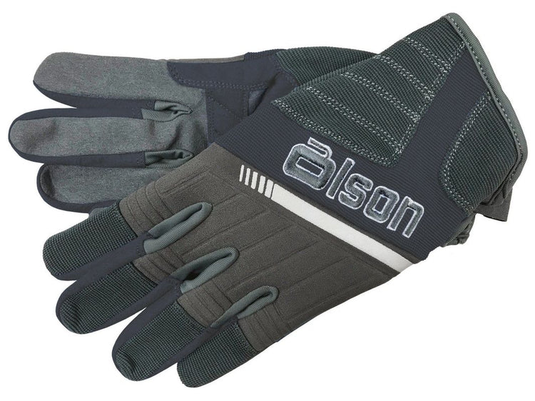 Shop Olson Unisex V-Flex Curling Gloves Grey/Navy Edmonton Canada Store