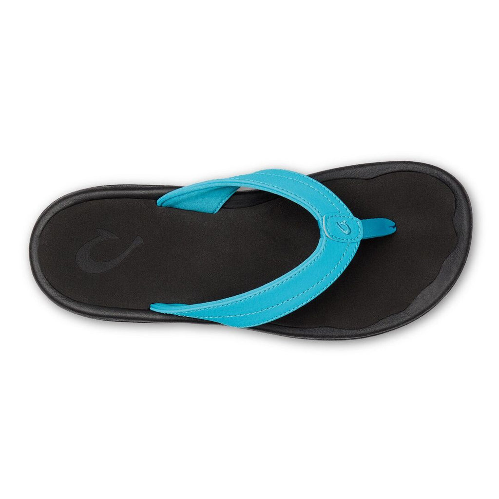 Shop Olukai Women's Ohana Sandal Turquiose/Onyx Edmonton Canada Store