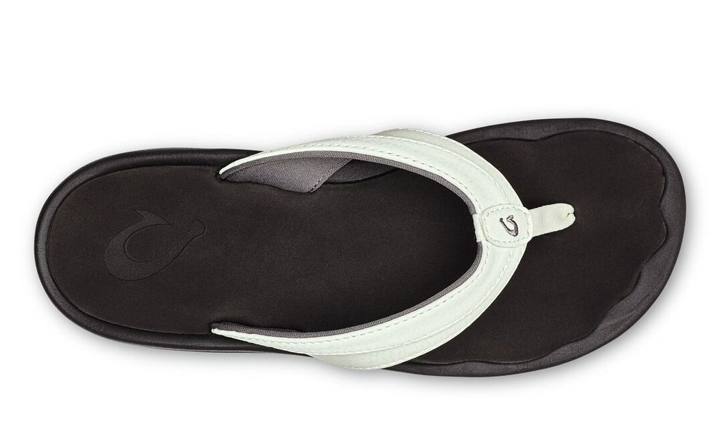 Shop Olukai Women's Ohana Sandal White/Black Edmonton Canada Store