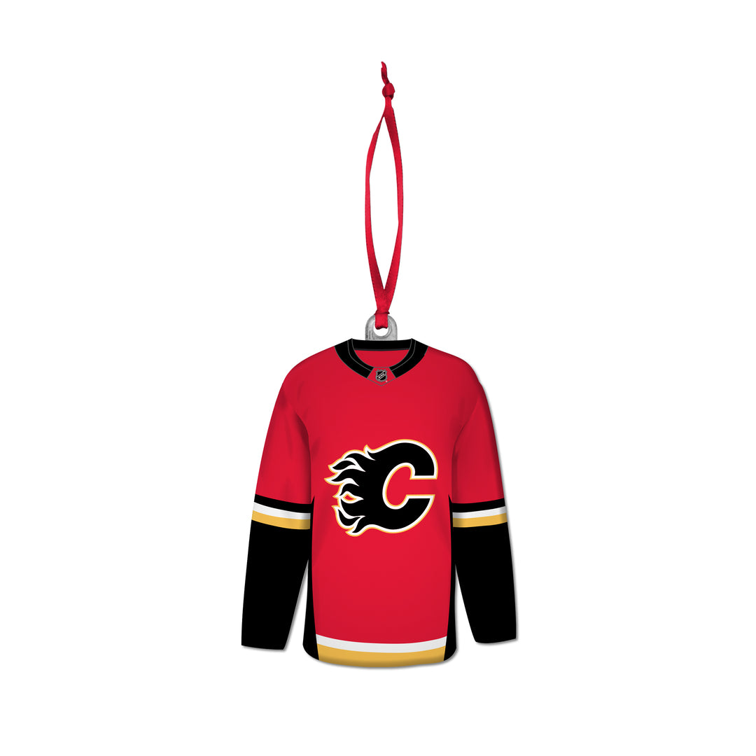 Flames jersey keychain