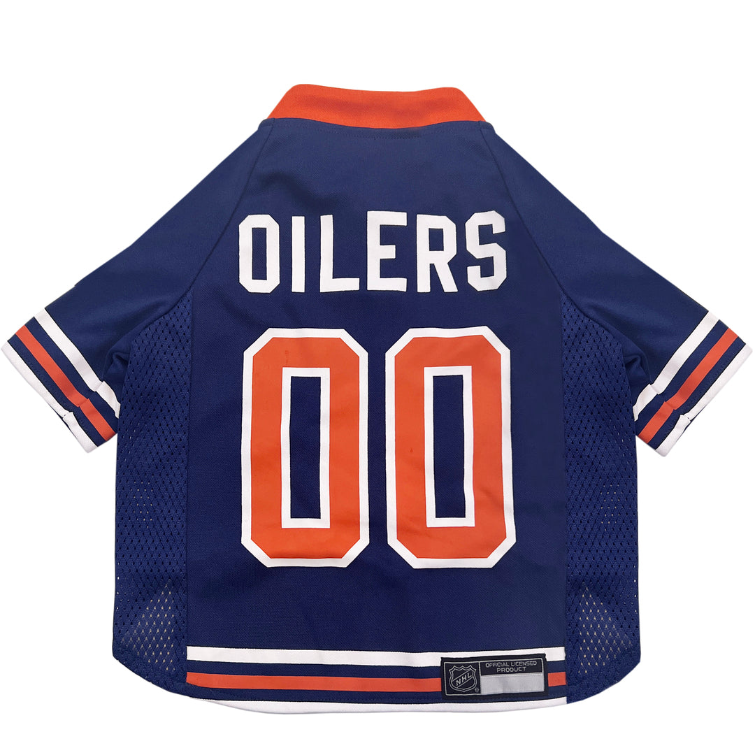 Pets First NHL Edmonton Oilers Pet Jersey Royal Blue