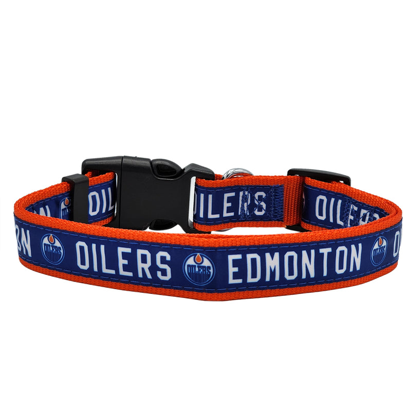 Shop Pet Satin Collar NHL Edmonton Oilers Edmonton Canada Store