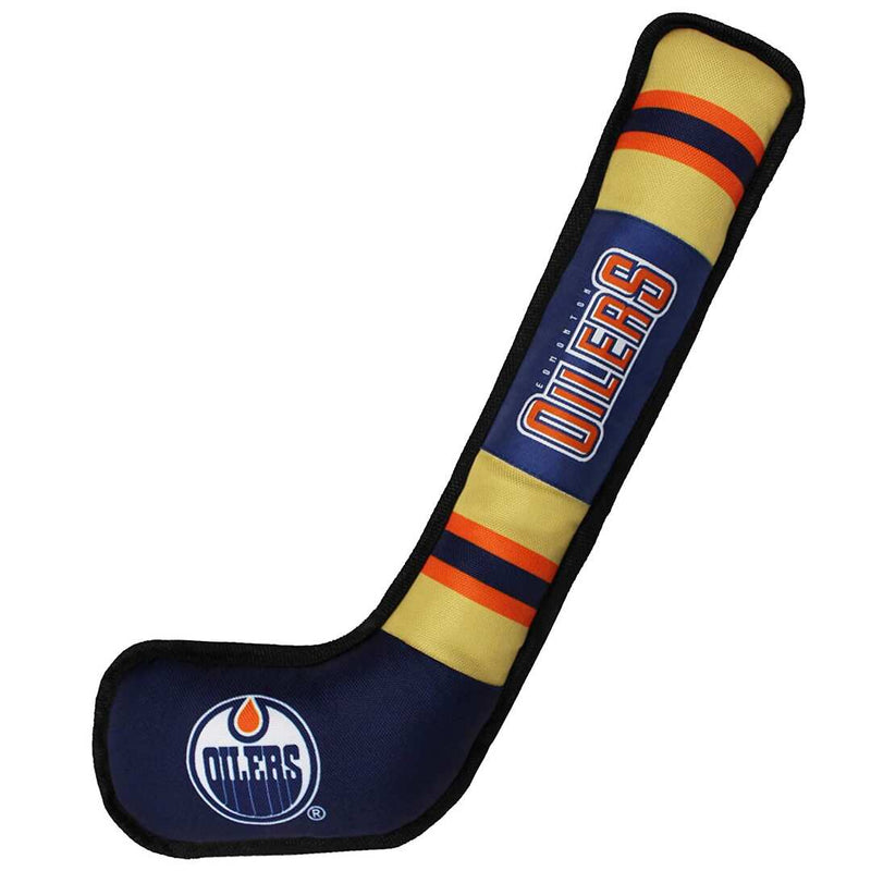 Shop Pets First NHL Edmonton Oilers Pet Hockey Stick Toy Edmonton Canada Store