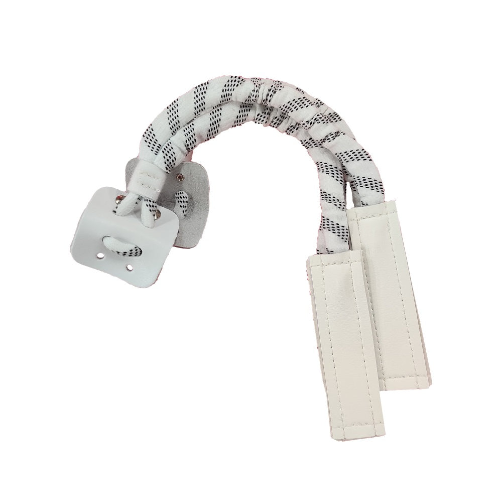 Pro Laces Senior Armor Hybrid Hockey Goalie Toe Tie White