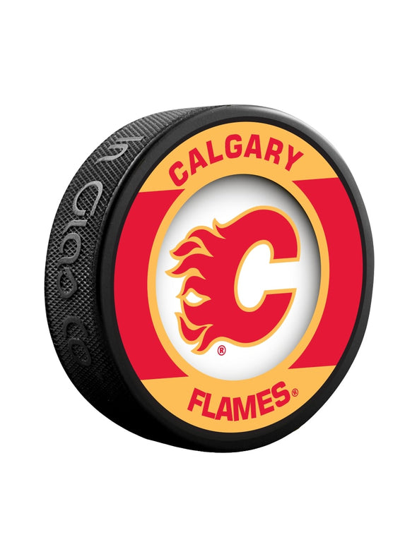 Shop Puck Retro NHL Calgary Flames Edmonton Canada Store
