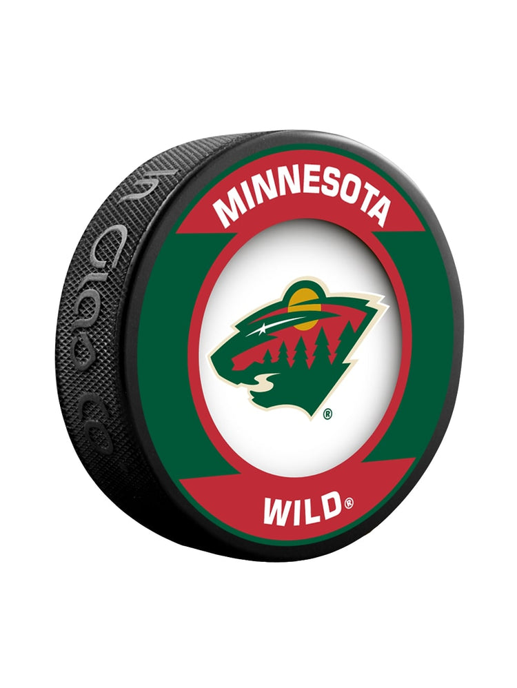 Shop Puck Retro NHL Minnesota Wild Edmonton Canada Store