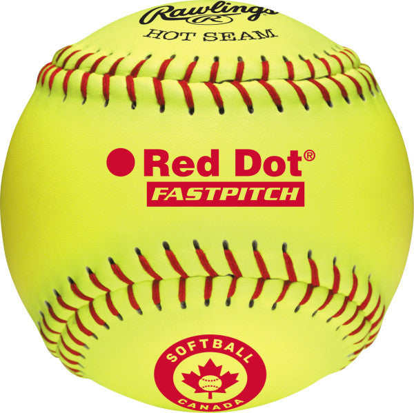 Shop Rawlings 12" Red Dot PX2RYLC Optic Softball-Dozen Edmonton Canada Store