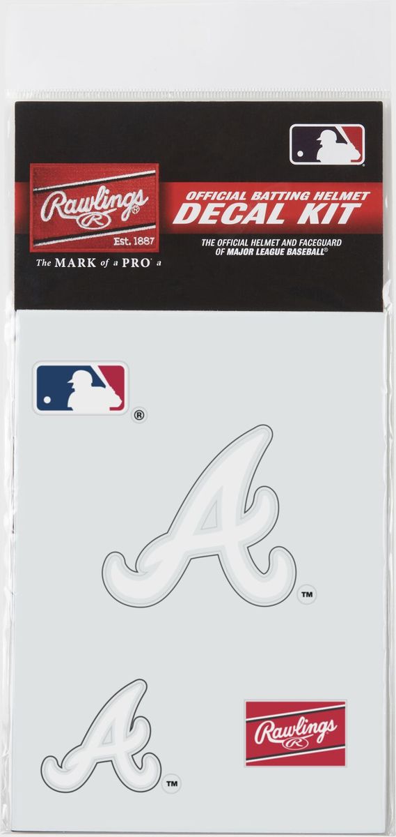 Shop Rawlings MLB Helmet Decal Kit Atlanta Braves Edmonton Canada Store