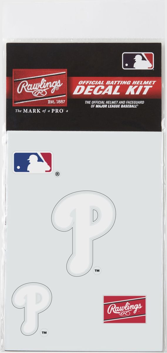 Shop Rawlings MLB Helmet Decal Kit Philadelphia Phillies Edmonton Canada Store