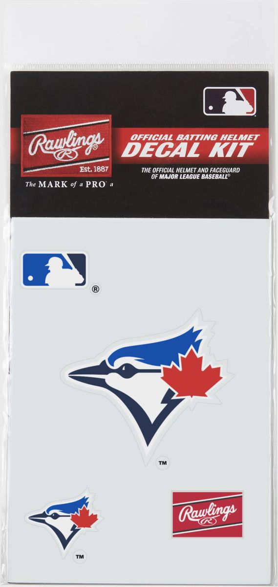 Shop Rawlings MLB Helmet Decal Kit Toronto Blue Jays Edmonton Canada Store