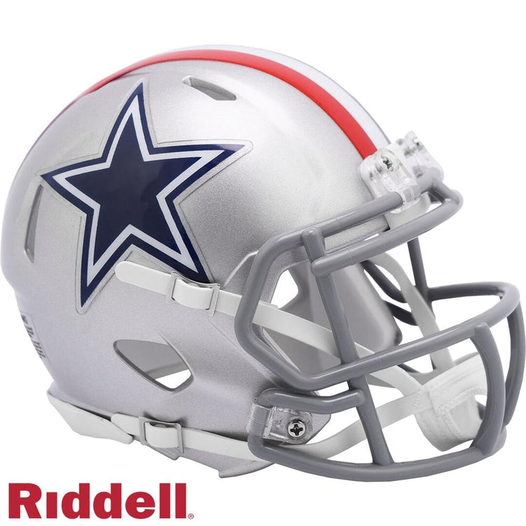 Shop Riddell NFL Dallas Cowboys Speed Mini Throwback Helmet Silver 1976 Edmonton Canada Store
