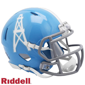 Shop Riddell NFL Houston Oilers Speed Mini Throwback Helmet Baby Blue 1960-1962 Edmonton Canada Store
