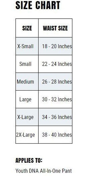 Shop Schutt Junior DNA All-In-One Football Pants Black Size Chart Edmonton Canada Store
