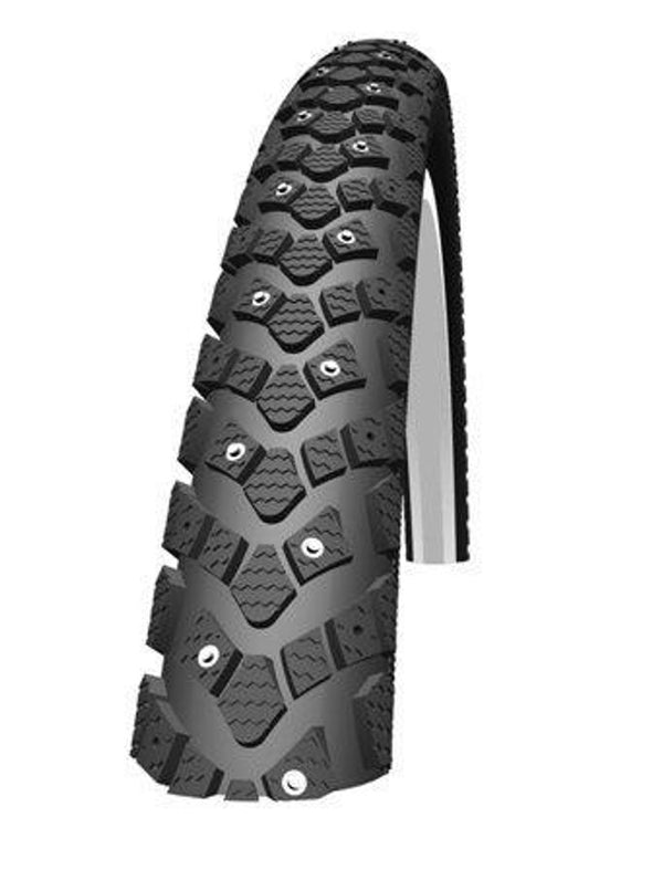 Shop Schwalbe Winter 26 x 1.75, 100 Spikes Kevlar Guard Black Tire Edmonton Canada Store
