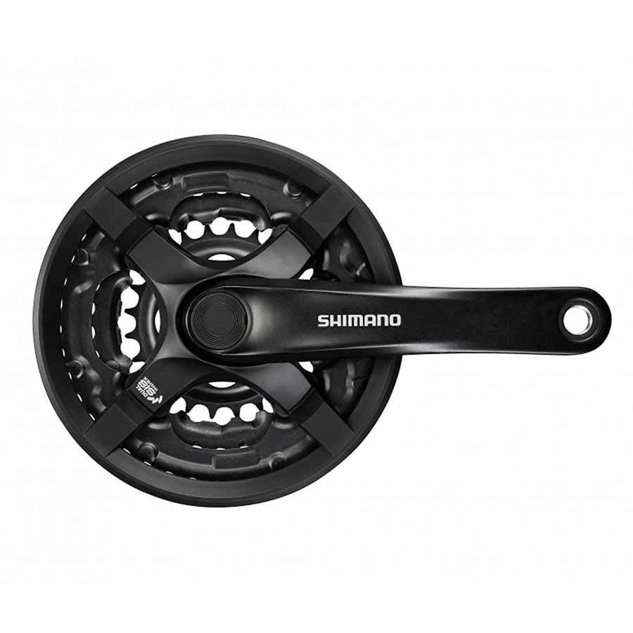 Shop Shimano 6-8 Speed Tourney TY501 170mm 48X38X28T Crankset Edmonton Canada Store