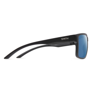 Shop Smith Emerge Sunglasses Matte Black/ChromaPop Polarized Blue Mirror Edmonton Canada Store