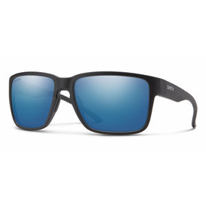 Shop Smith Emerge Sunglasses Matte Black/ChromaPop Polarized Blue Mirror Edmonton Canada Store