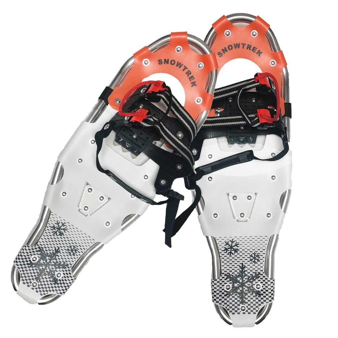 Shop Snowtrek SS25 One Pull Harness with Carrying Bag Snowshoes Red/White Edmonton Canada Store