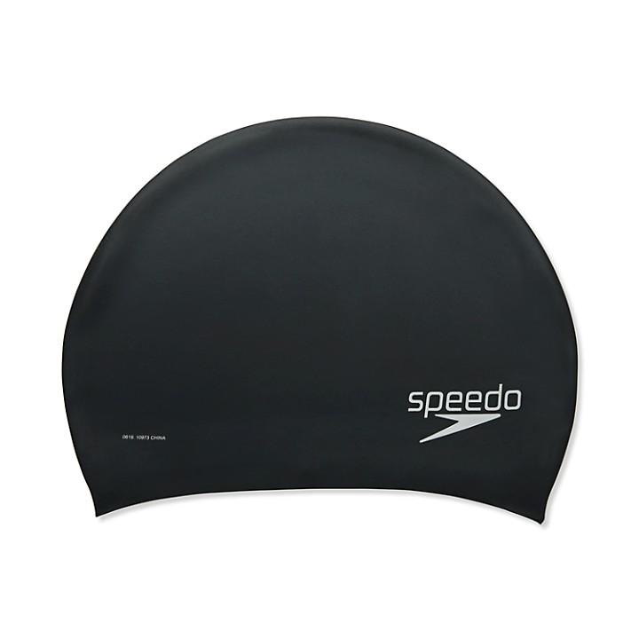 Shop Speedo Silicone Long Hair Swim Cap Black Edmonton Canada Store
