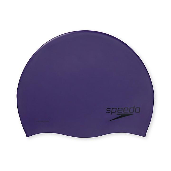 Speedo Plain Silicone Swim Cap, Junior, Royal Blue at John Lewis & Partners