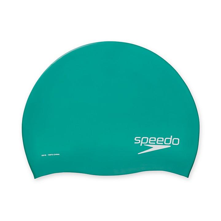 Speedo Plain Silicone Swim Cap, Junior, Royal Blue at John Lewis & Partners