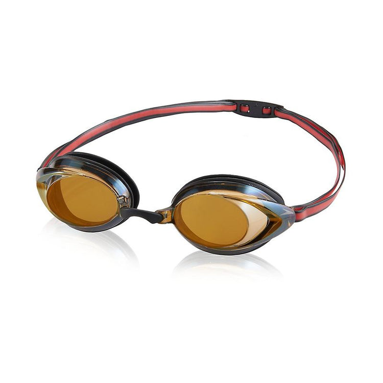 Shop Speedo Vanquisher 2.0 Mirrored Swim Goggle Black/Amber Edmonton Canada Store