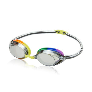Shop Speedo Vanquisher 2.0 Mirrored Swim Goggle Rainbow Grey Edmonton Canada Store