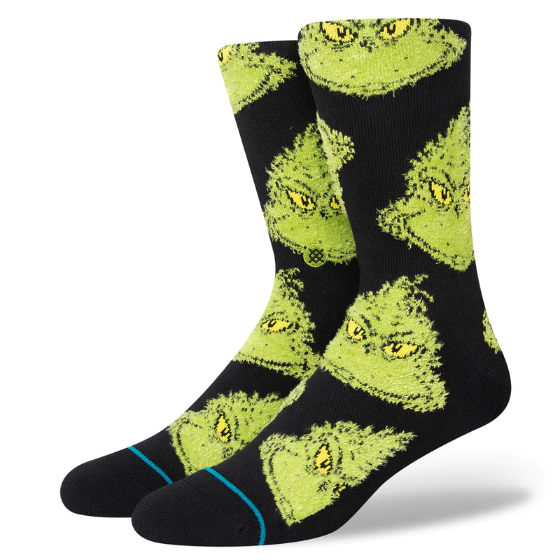 Shop Stance Adult Christmas Grinch Mean One Socks Edmonton Canada Store