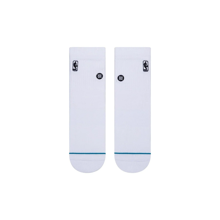 Shop Stance Men's NBA Logoman Quarter Socks White Edmonton Canada Store