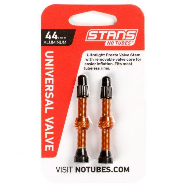 Shop Stan's NoTubes 44mm Universal Alloy Valve Stem Orange Edmonton Canada Store