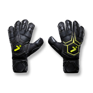 Shop Storelli Senior Gladiator Pro 3 with Spines G3SPRO Goalkeeper Gloves Black/Yellow Edmonton Canada Store