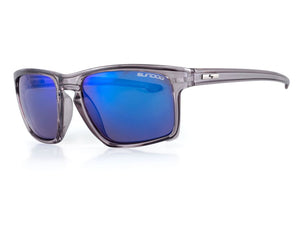 Shop Sundog Men's Drifter Crystal Gray/Gray-Lt. Blue Mirror Sunglasses Edmonton Canada Store
