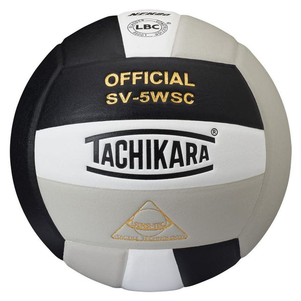 Shop TACHIKARA SV-5WSC-BWSL Sensi-Tec Composite Volleyball Black/White/Silver Edmonton Canada
