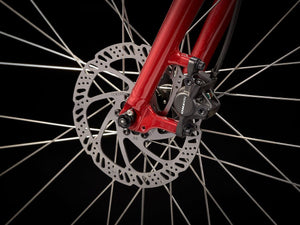 Shop Trek Verve 2 Disc Lowstep Bike 2022 Rage Red Edmonton Canada Store