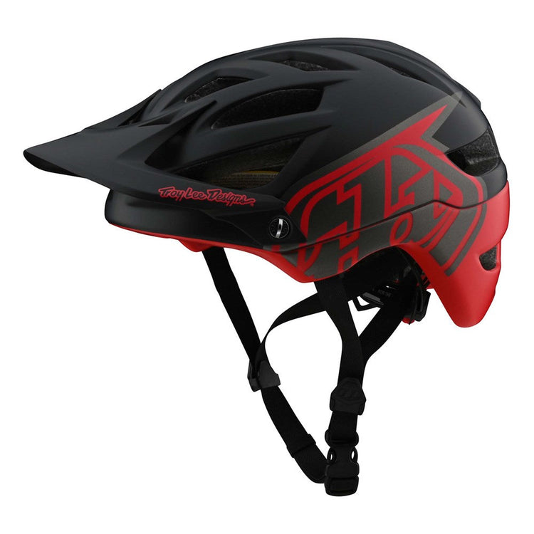 Shop Troy Lee Designs A1 Classic Mountain Bike Helmet Black/Red Edmonton Canada Store