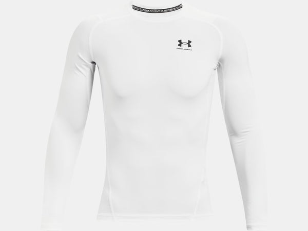 Under Armour T-shirt de compression HeatGear Blanc Homme - Under