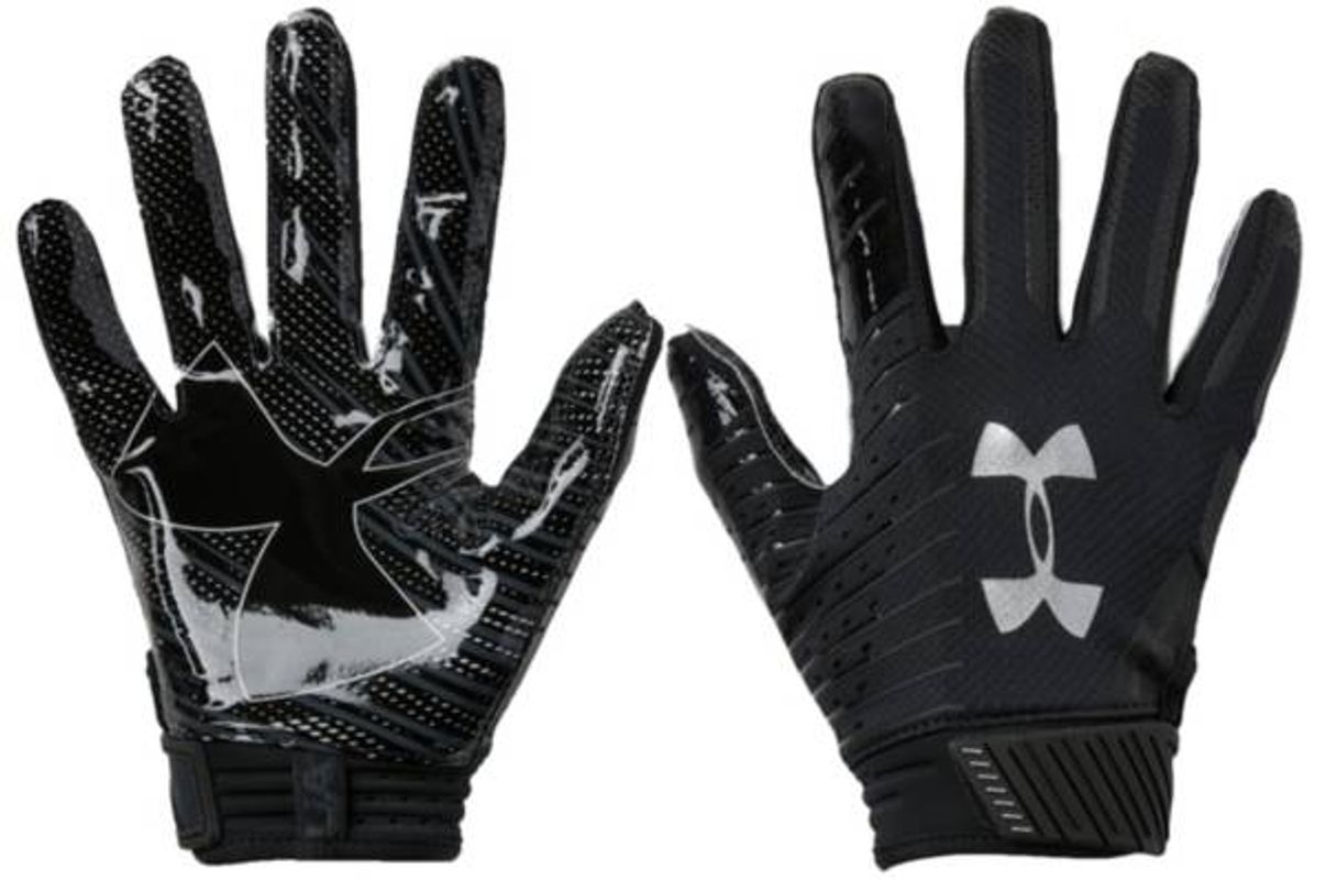 Shop Under Armour Men's Spotlight Receiver Football Gloves Black Edmonton Canada Store