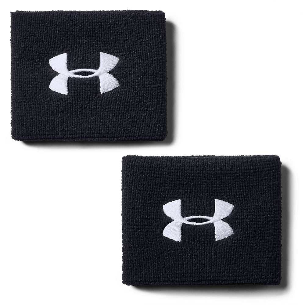Shop Under Armour Performance Wristbands Black Edmonton Canada Store