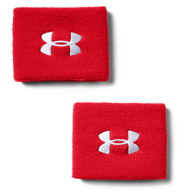 Shop Under Armour Performance Wristbands Red Edmonton Canada Store