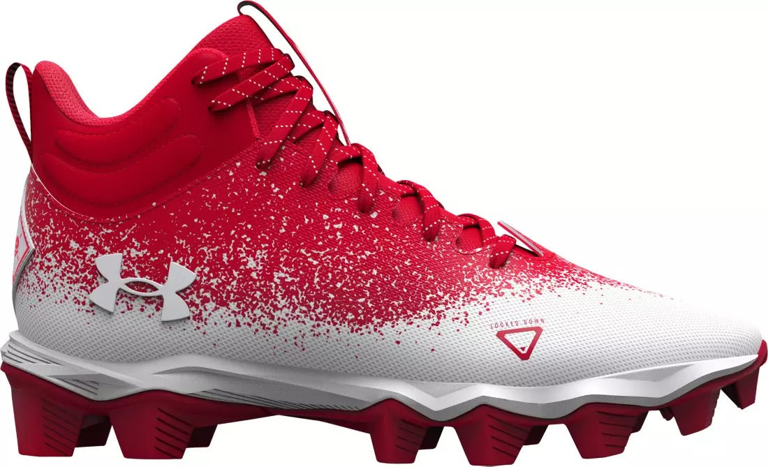 Under Armour Senior Spotlight Franchise RM Mid 2.0 3025083 600 Football Cleats