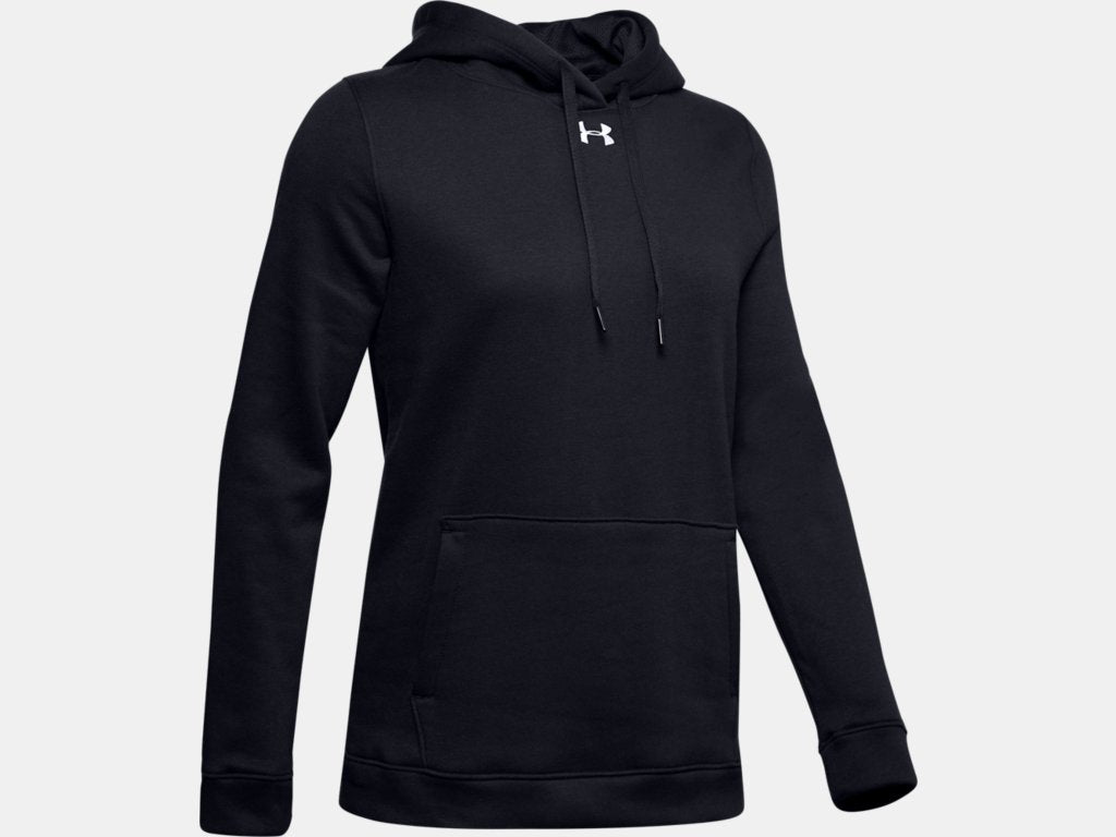 Shop Under Armour Women's Hustle Fleece Hood Black Edmonton Canada Store