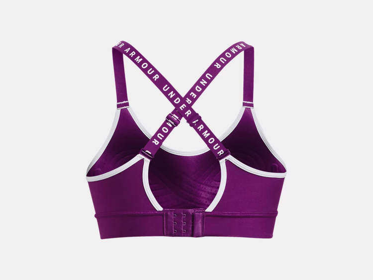 Under Armour Women's Infinity Mid Cover Sports Bra Purple